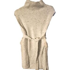Chloe And Jasmine Turtleneck Open Sweater With Tie‎ Size Medium New With Tags